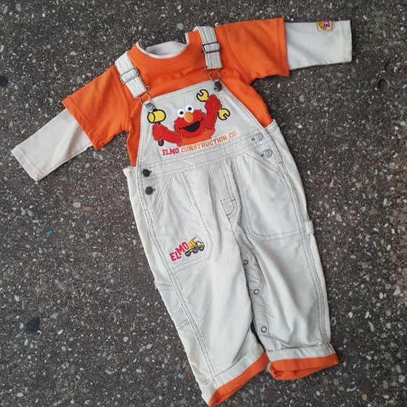 SESAME STREET ELMO BODYSUIT /& PANTS SET 6//9 months ~ NWT
